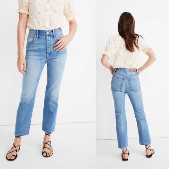Madewell Denim - ✨HP✨Madewell Rigid High Waist Slim Demi Boot Jeans